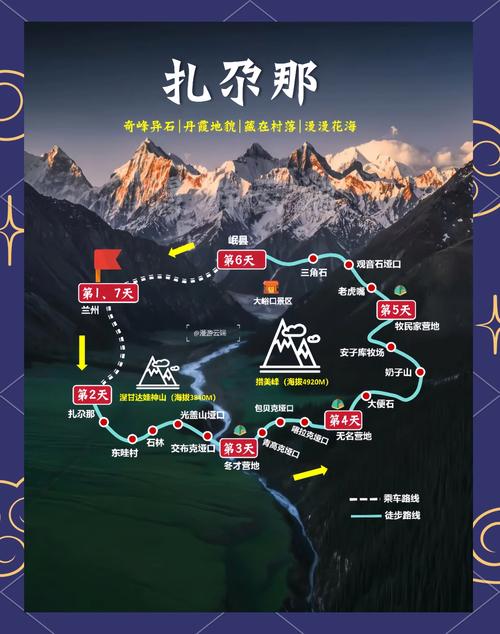 穿越甘南洛克之路，探秘仙境扎尕那，领略高原秘境的自驾绝美攻略
