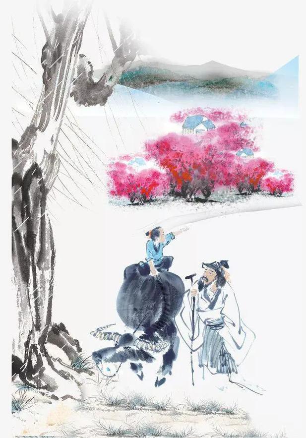 车行花径里，人坐画中游