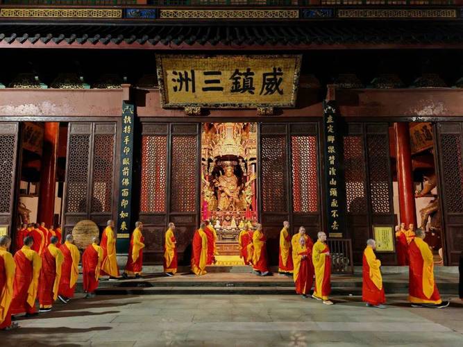 杭州灵隐寺乙巳清明梁皇法会今日启建