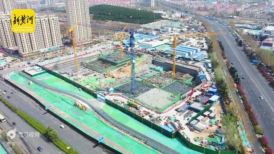 济南首家山姆会员店开建百日，车库基础施工全面推进