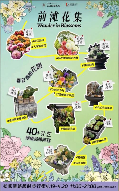 到上海国际花展前滩分会场 观赏卉聚前滩里 春风拂面