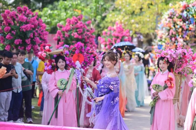 紫薇花神献祥瑞！观音山上紫气东来，花朝节现场仙气飘飘直冲热搜